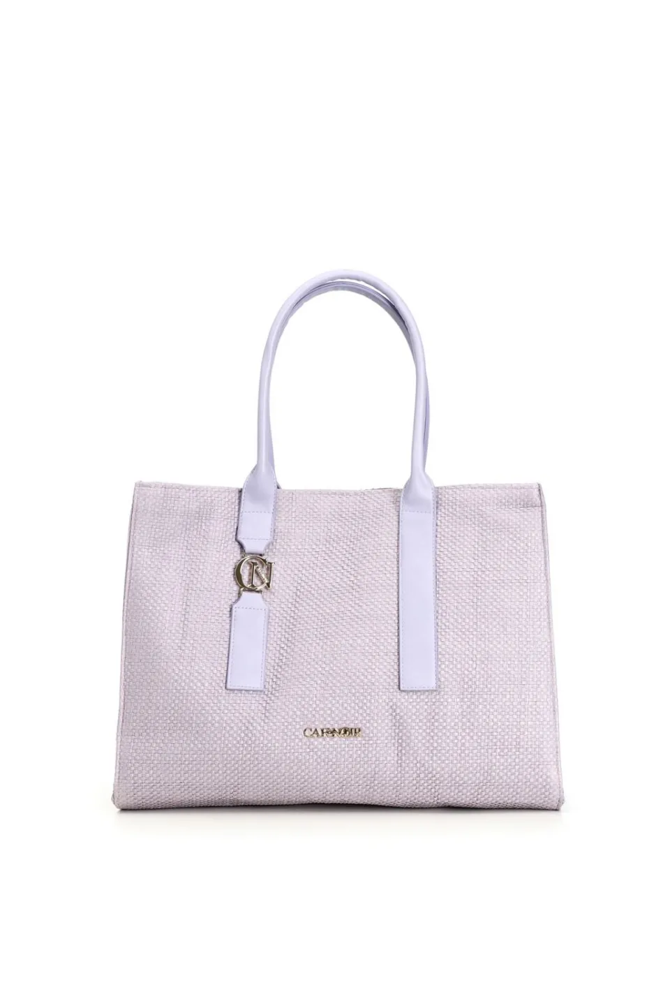 New CafèNoir Borsa Squadrata Con Manici In Tono E Accessorio Cafenoir Glicine