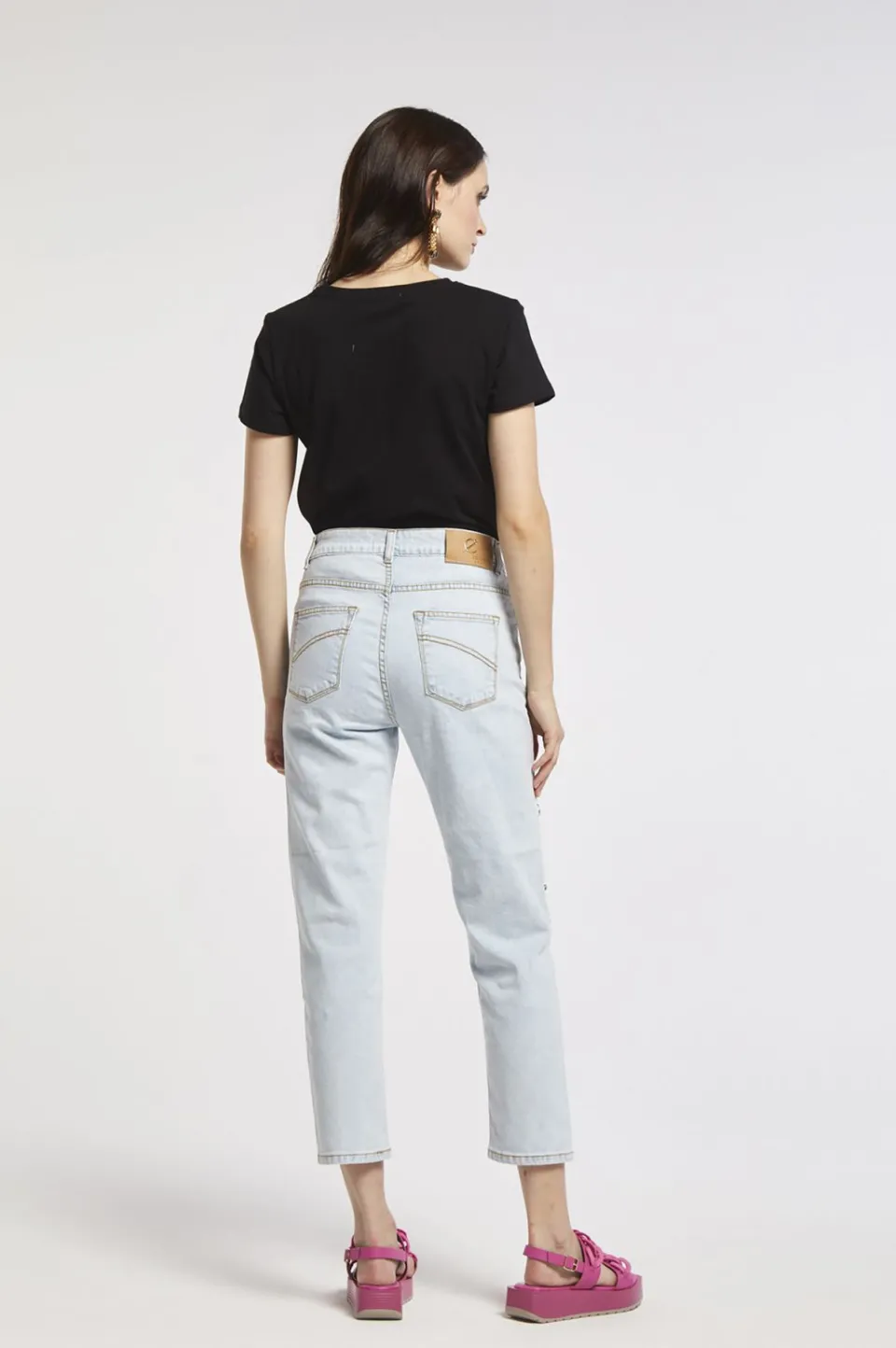 Best CafèNoir Jeans Regular In Tela Comfort Bleach