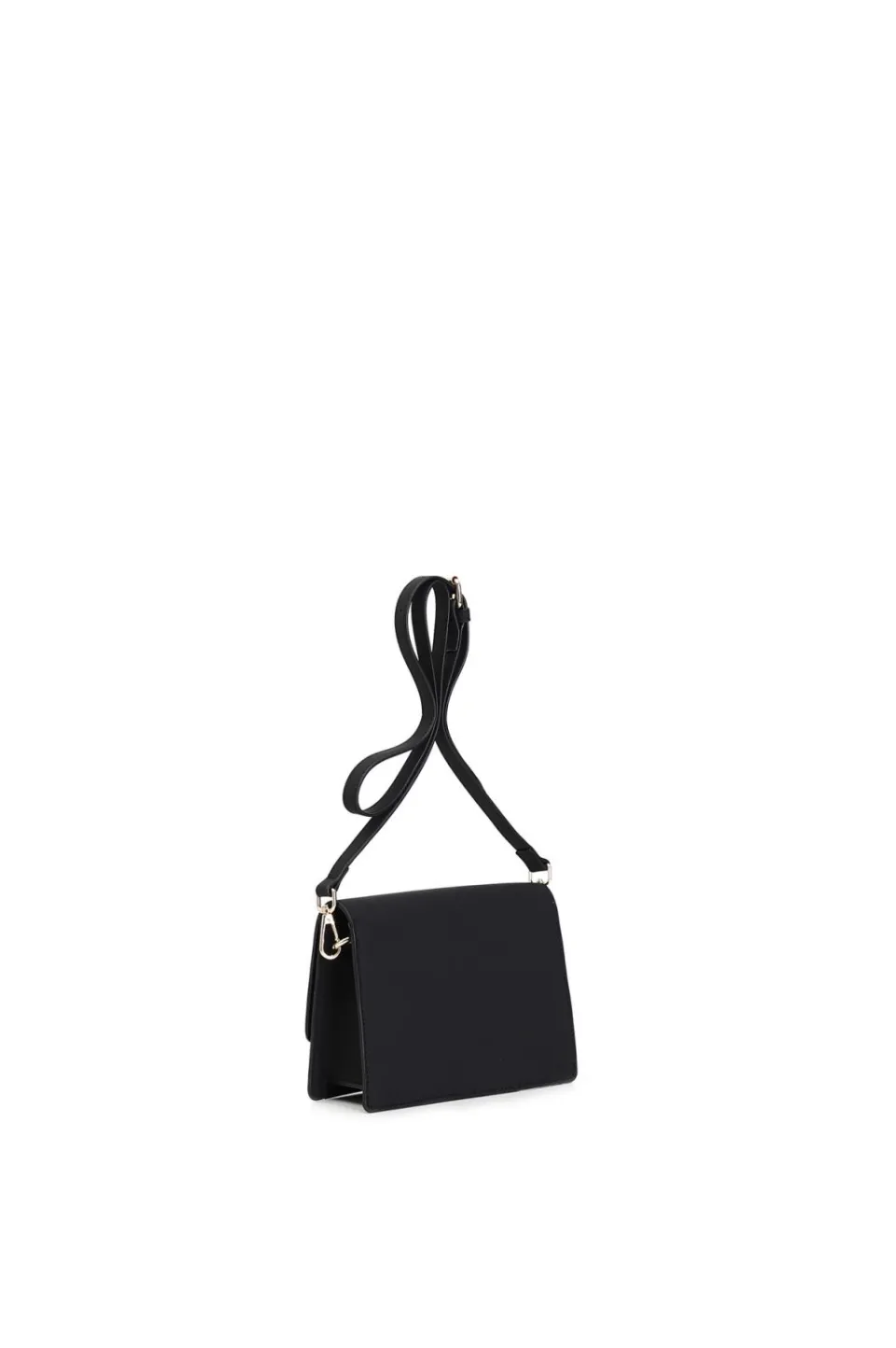 Discount CafèNoir Piccola Borsa Effetto Opaco E Pattina Con Logo Nero