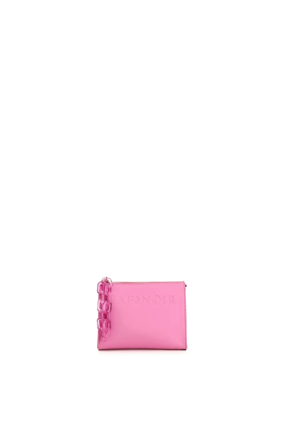 Shop CafèNoir Pochette Effetto Opaco Con Catena Fuxia