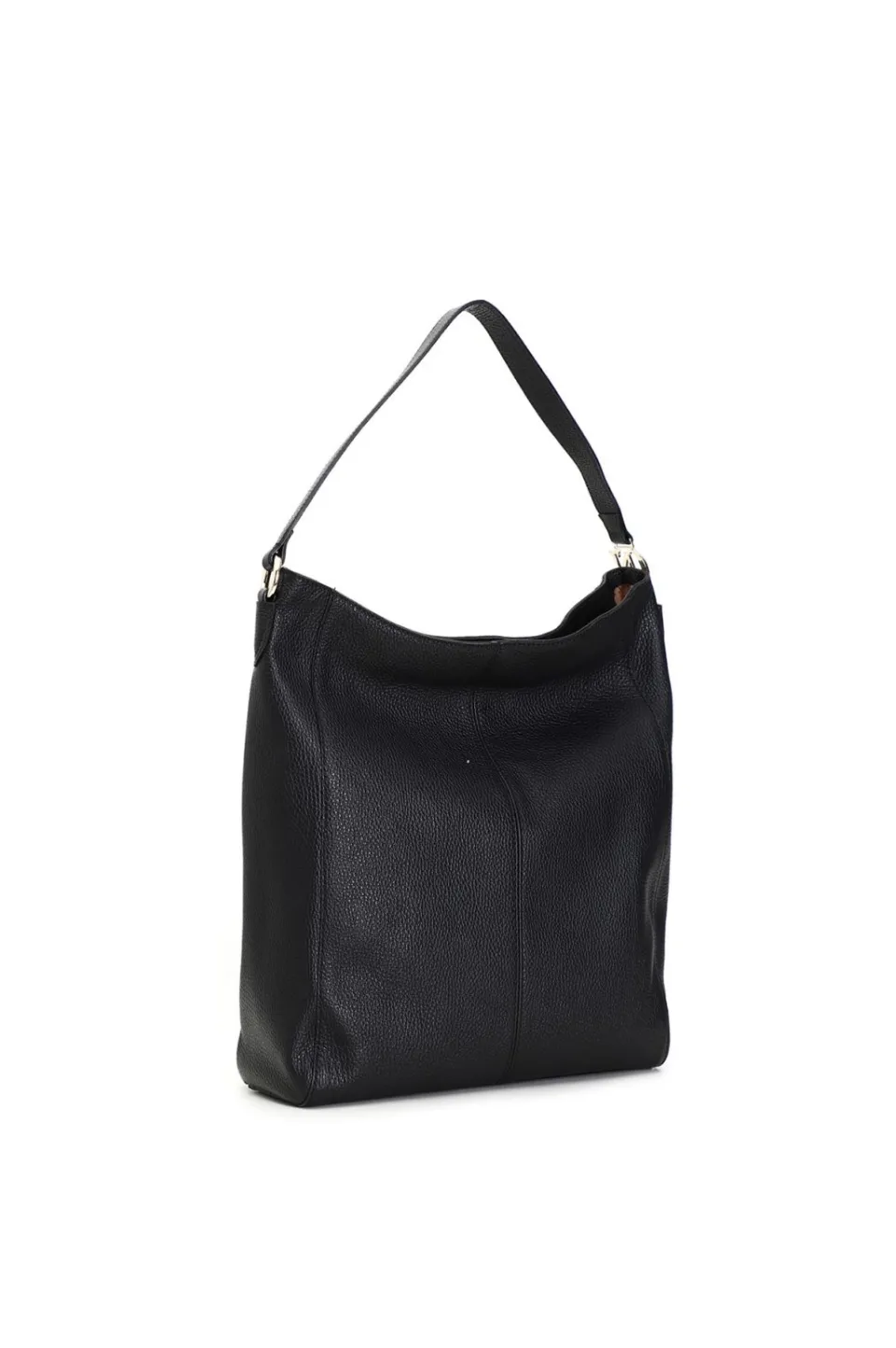 Shop CafèNoir Sacca In Morbida Pelle Con Accessorio Cafenoir Nero