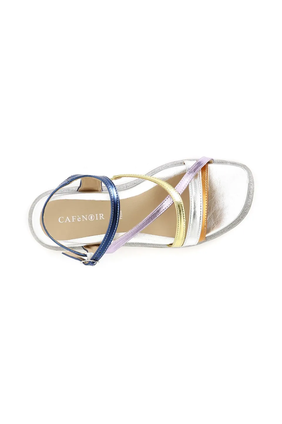 Cheap CafèNoir Sandali Fasce Gilda In Laminato Sintetico Multicolor