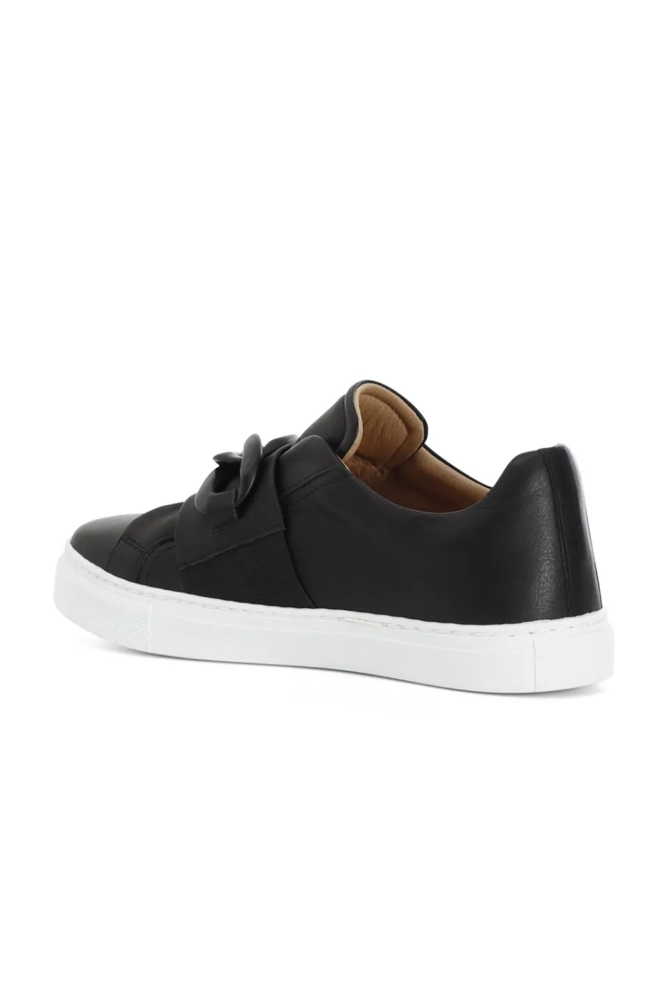 Discount CafèNoir Slip On In Pelle Con Catena Nero