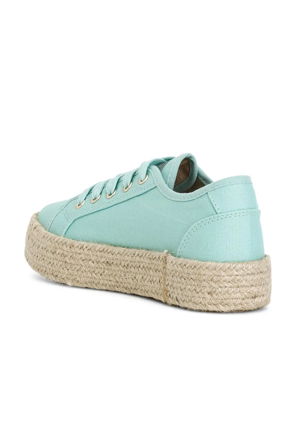 Outlet CafèNoir Sneakers Con Fascia In Corda Acqua Marina