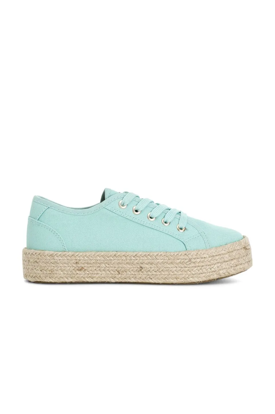 Outlet CafèNoir Sneakers Con Fascia In Corda Acqua Marina