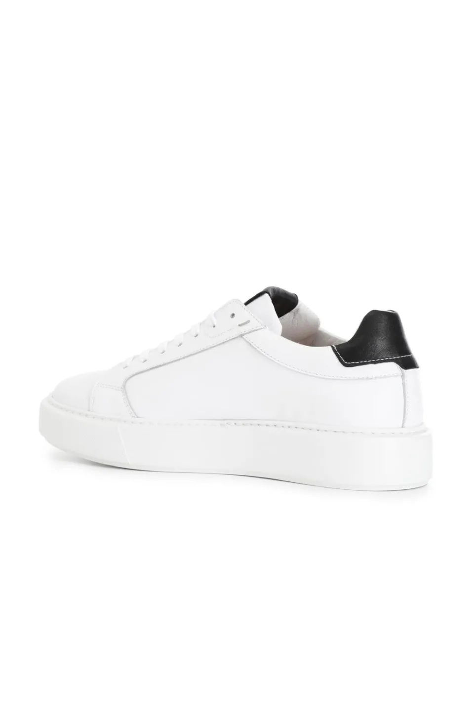 Discount CafèNoir Sneakers In Pelle Bianco