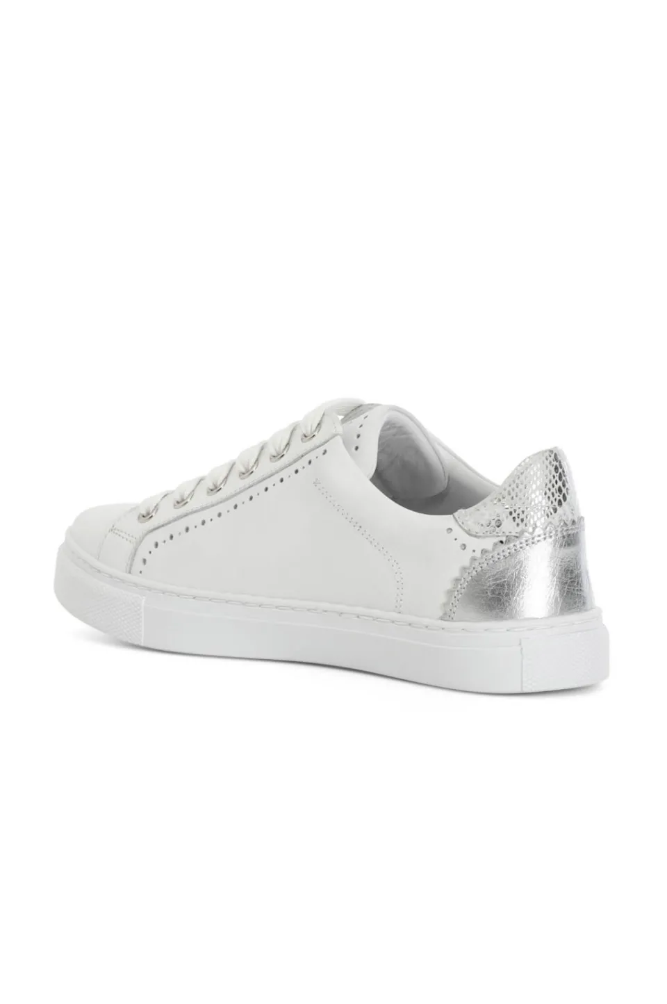 Outlet CafèNoir Sneakers In Pelle Bianco