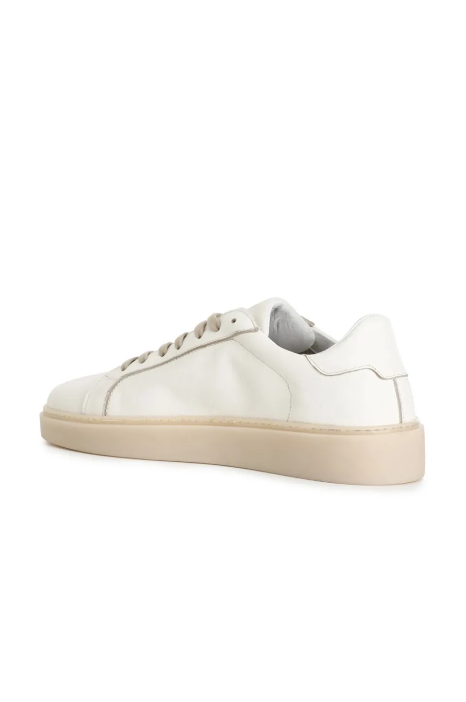 Store CafèNoir Sneakers In Pelle Bianco