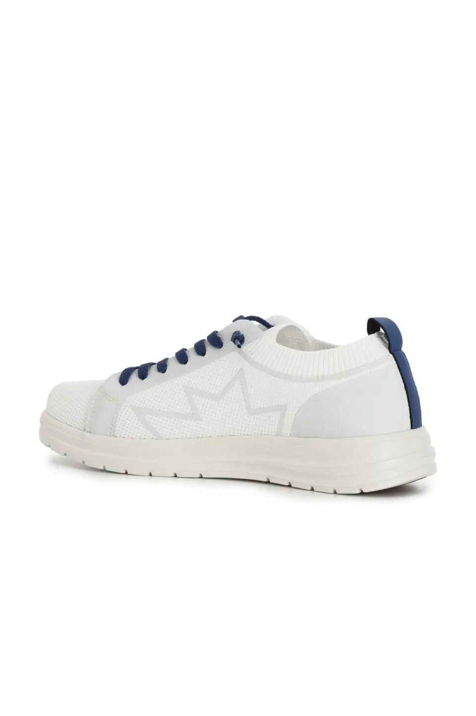 Outlet CafèNoir Sneakers In Tessuto Off White